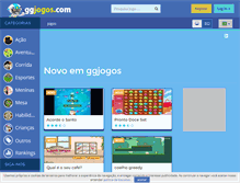 Tablet Screenshot of ggjogos.com